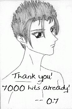 Thank you for 7000 hits!  By Kachi