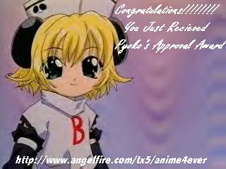 Pyoko's Approval Award