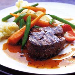 Black Pepper Steak Recipe - American Main Course Mutton/Beef/Lamb Dish ...