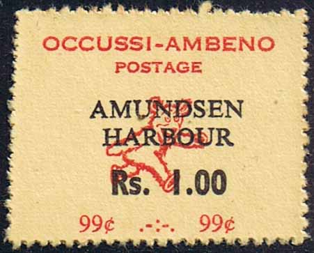 Amundsen Harbour 1973, Occussi-Ambeno Post Office Abroad, 1 reis