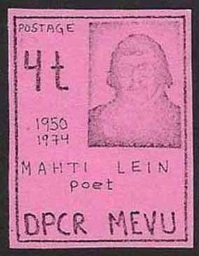 Mevu 1974 The poet Mahti Lein, 4 tanos