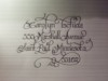 calligraphy sample