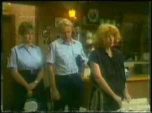 Const. Bright, Sgt. Hawkins, Carol Brown -1985