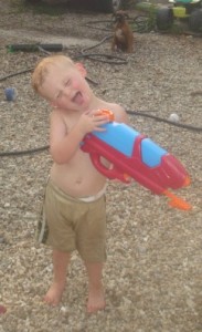 Connors first water gun