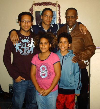 Jerome, Matt, Grandpa, Mike & Celia