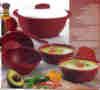 Soup Dish and Ladle and Larger Soup Bowls