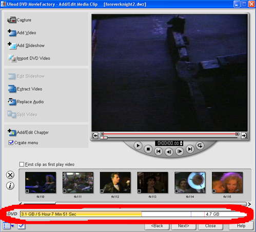 Screen 4: Adding video files