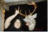 This is me with the big 10 point buck I killed.