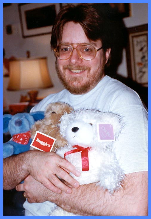 Beary with 3 bears, Christmas 1991