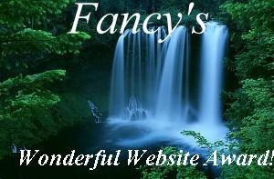 Fancy's Wonderful Website Award!