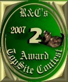 R&C's TopSite Contest 2nd Place Award June 2007
