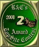 R&C's TopSite Contest   2nd Place Award  January 2008