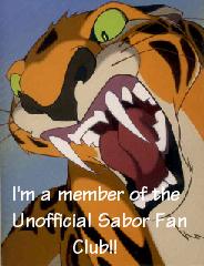 I'm a member of the Unofficial Sabor Fan Club!!
