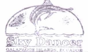 Dive Log Stamp from the Sky Dancer