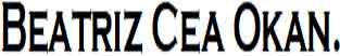 Beatriz Cea Okan.