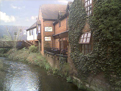 terrace above the mill stream