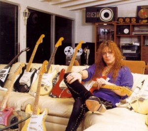 Yngwie & his guitar collection