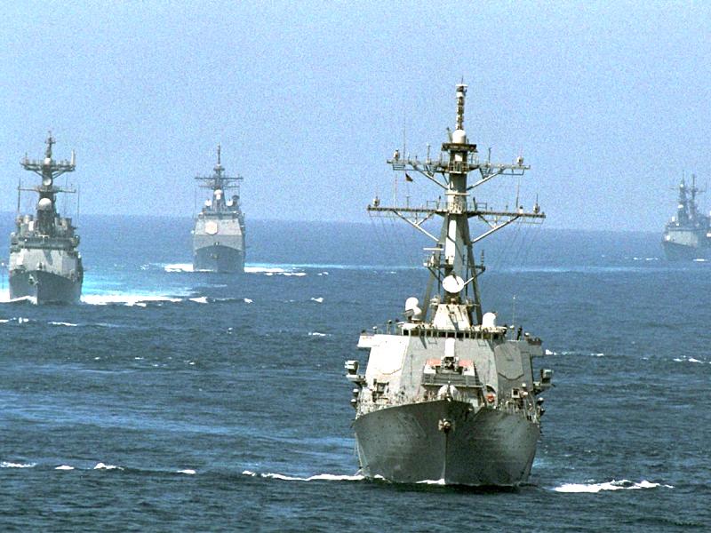 US Navy destroyers