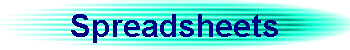 Spreadsheets
