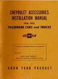 Chevrolet Accesorries Installation Manual