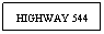 Text Box: HIGHWAY 544
