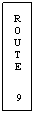Text Box: R
O
U
T
E
&nbsp;
&nbsp;9

