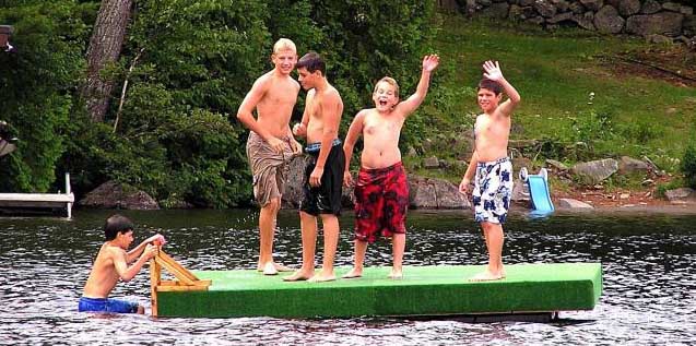 Enjoy a nice swim...