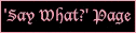 'Say What?' Page