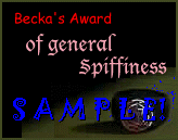 Becka's Award