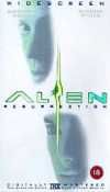 Alien Ressurection UK Widescreen video cover.