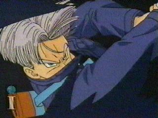 Trunks slicing into Frieza's henchmen