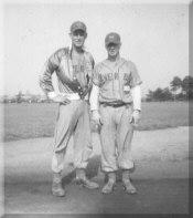 Never Die Teammates:  Alvin Hull and James Thompson - Pitcher & Catcher