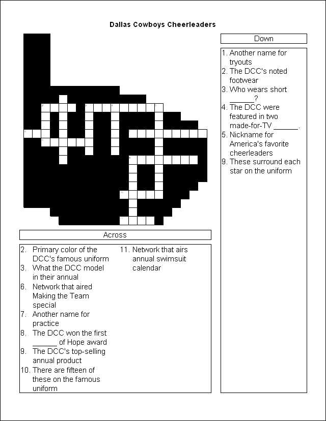 Crossword Puzzle