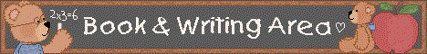 Welcome to the Book and Writing Area!