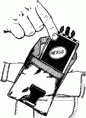 Compass/Latex Glove Pouch.