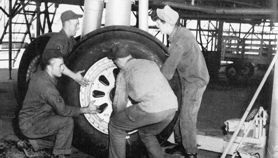B-36 wheel change