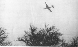 B-36 over El Paso prior to crash
