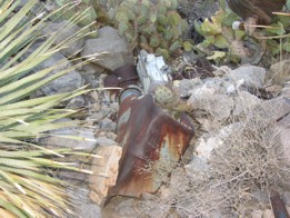 Shattered B-36 props