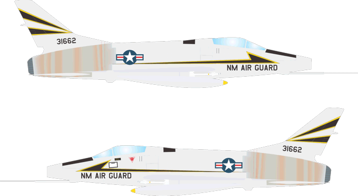 F-100A 53-1662 profile