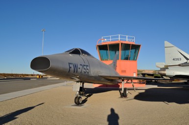 The second YF-100A 52-5755 Super Sabre