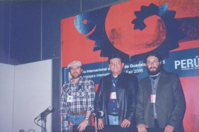 Los tres jinetes del Apocalipsis: Dante Castro, Mario Suarez y Christian Reynoso