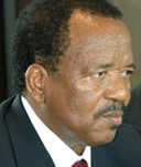 President Paul Biya - AKA "chop broke pot"