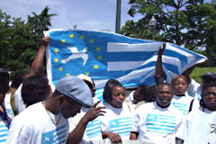 Southern Cameroons (Ambazonia) protesters struggle for independence!