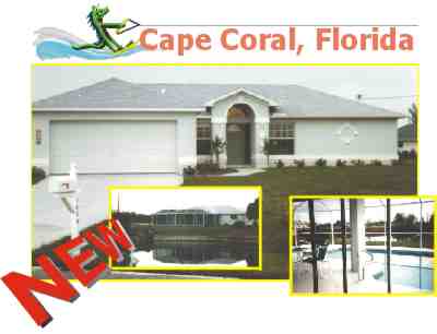 Picture of our home in Cape Coral, Florida