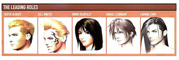 FFVIII characters from 'Total control'