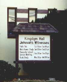 Jehovah's Witness Sign