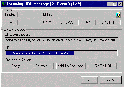 forward or be deleted url
