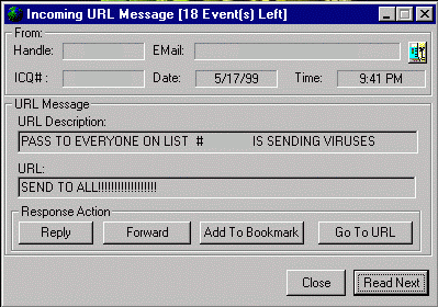 revenge virus url message