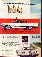 Where tomorrow begins...DeSoto for 1957