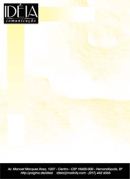 Papel carta da Id�ia Comunica��o